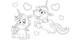 Bild von Baby-Einhorn
