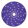 Drei Hookit Purple Schleifstreifen