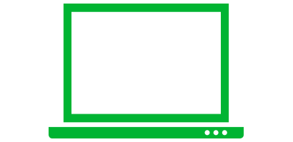 Abbildung eines Laptops mit Blendschutzfilter
