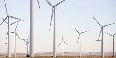 Energie durch Windturbinen
