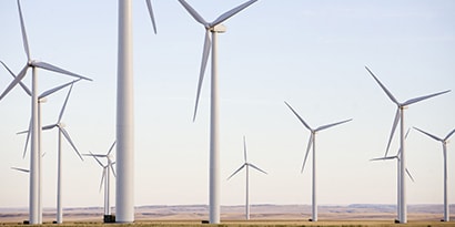 Energie durch Windturbinen
