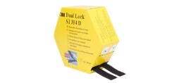 3M™ Dual Lock™ wiederverschließbareDruckverschlüsse SJ-354D, Schwarz,