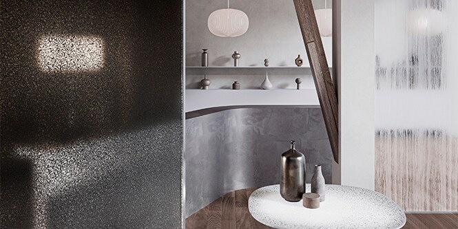 Glasdesignfolien Einführungsszene
