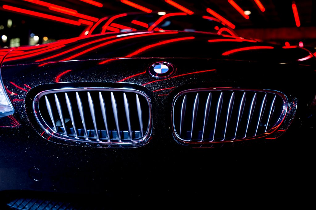 Car Wrapped mit Gloss Galaxy Black Wrap	