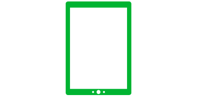 Tablet anti-glare filter illustration
