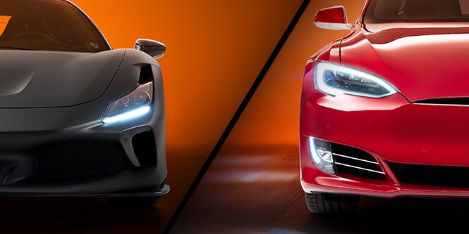 Scheibentönungen bei zwei Autos
