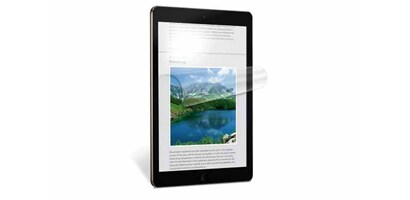 Tablet, das zeigt, dass der Displayschutz die Funktionalität nicht beeinträchtigt
