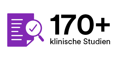 Mehr als 170 klinische Studien

