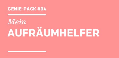 Genie-Pack  Mein AUFRÄUMHELFER
