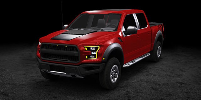 Rendering eines Luxusautos im Restyling Studio