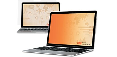 3M Blickschutzfilter Gold auf einem Laptop
