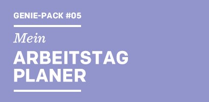 Genie-Pack Mein ARBEITSTAG PLANER
